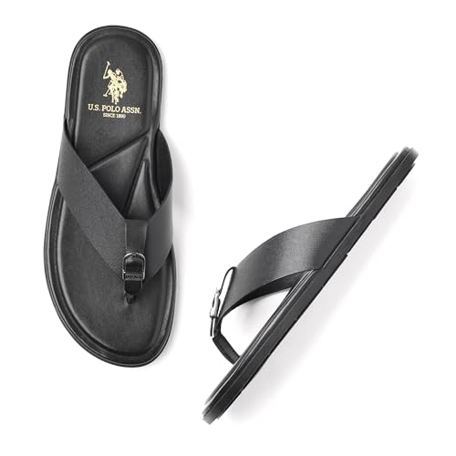 Image of U.S. POLO ASSN. Men's Leather Slipper