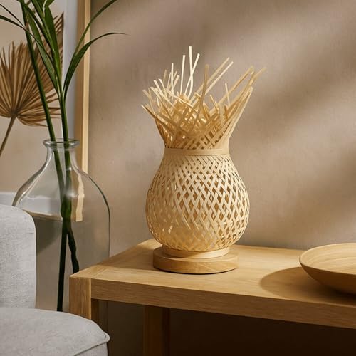 Douille E27 et base en bois pour un éclairage de salon chaleureux - 3