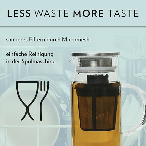 finum Floating Brewing Basket, Large, Black - Thumbnail 5