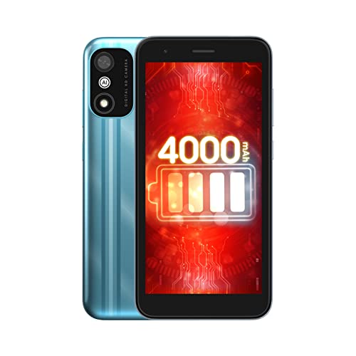 Image of itel A27 (5.45'' Full Screen Display | 4G Volte | 4000mAh Battery with AI Power Master|Dual Security-32GB+2GB Memory |Fingerprint Sensor + Face Unlock |5MP AI Rear Camera), Crystal Blue, (A551L)