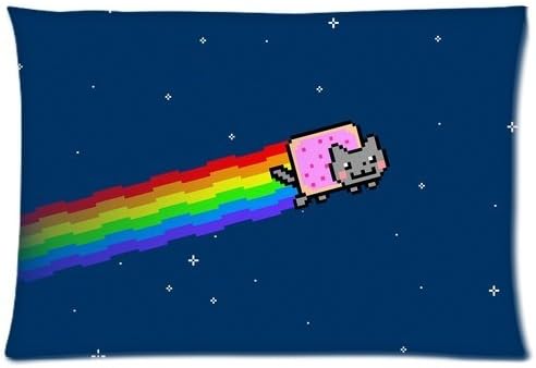 Nyan Cat Pixel Art Pillowcases 20x30 Inch