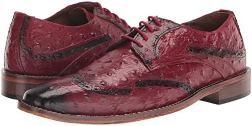 Stacy Adams Men's Gennaro Wingtip Oxford, Red, 12 | Image 6