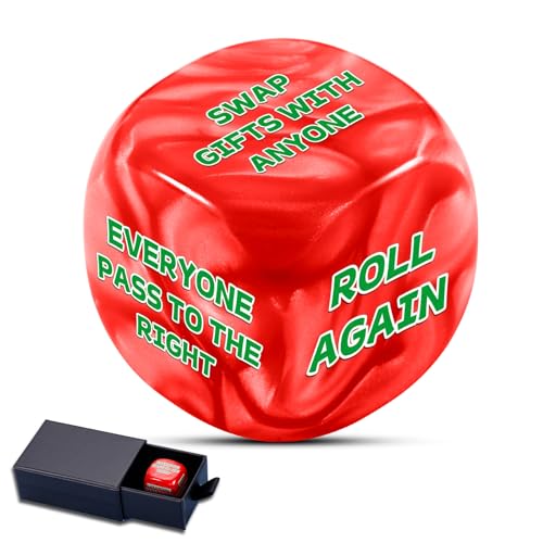 Santa Swap Gift Exchange Dice Christmas Exchange Games Dice -