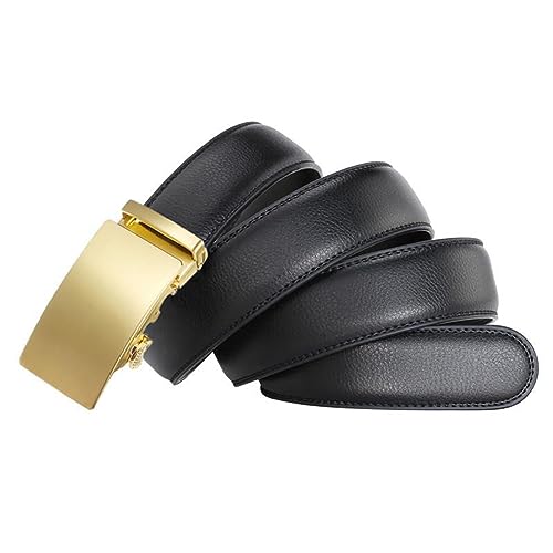 Classic Belt,Men's 3.5 cm Leather Fashion Belt Business Jeans Belt4