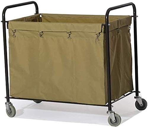 JYBNBBE Stainless Steel Laundry Sorter Cart with Removable Bags and Heavy Duty Rolling Wheels for Home Laundry Organization