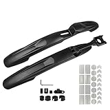 4.Während das vordere Schutzblech in drei Variationen montierbar ist, ist das hintere Schutzblech winkelverstellbar, und die Einstellungen können an Ihre Bedürfnisse angepasst werden!