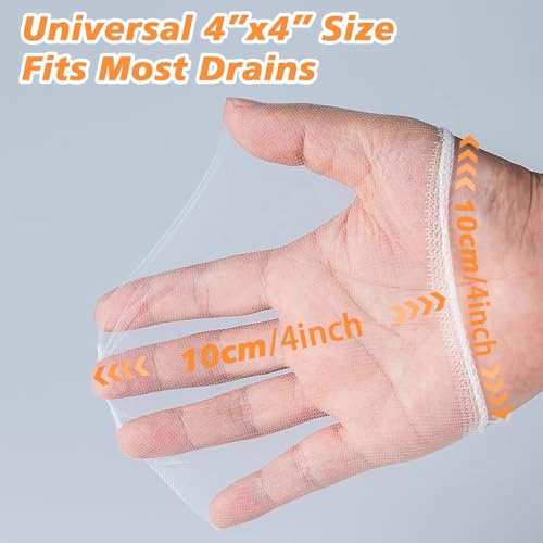 400 bolsas desechables para colador de fregadero 4x4 pulgadas miniatura 5