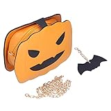 [Irfora] 絶妙なパンプキンショルダーバッグ、大容量の多機能ハンドバッグ、ハロウィンフェスティバルに最適、ハロウィンにインスピレーションを得た (茶色)
