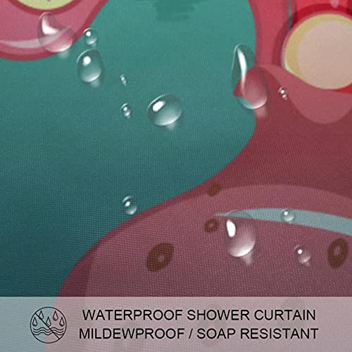 Rideau de douche pieuvre pour salle de bain 168x183 cm