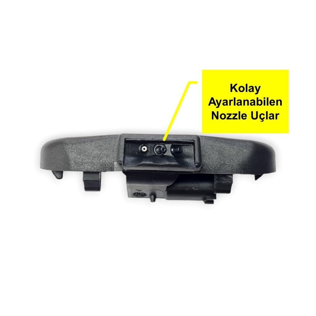Isıtmalı Sol Ön Cam Fiskiye Memesi 8J0955987G Audi Q7 ile uyumlu 2010-2015