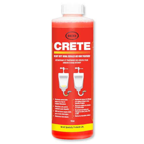 Brodi CRETE Urinal Drain Cleaner, Commercial Grade...