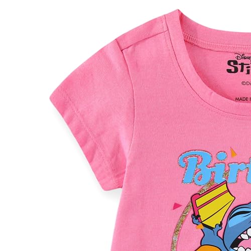 Disney Lilo and Stitch Girls 3 Pack Short Sleeve T-Shirt for Little to Big Kids2