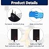 12V Caricatore Compatibile con Peg Perego, caricabatteria compatibile con trattore Force John Deere Gator XUV Polaris Outlaw RZR 900 Citrus, indicatore LED, moto giocattolo SUV Quad ATV, 2 m #3