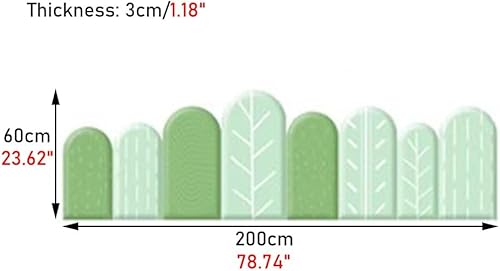 Miniatura 10 de 3D Wall Panels Bedroom Decoration Headboard, Anti Collision Soft Wall Sticker, Self Adhesive Wall Padding, PU Waterproof 3D Wall Panel, For Living
