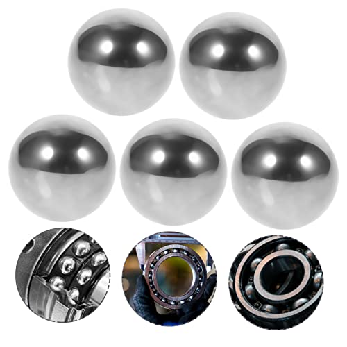 PRETYZOOM 5pcs High Precision Steel Ball for Bike Refrigerator Steel Bearing Ball Run Carbon Bearing