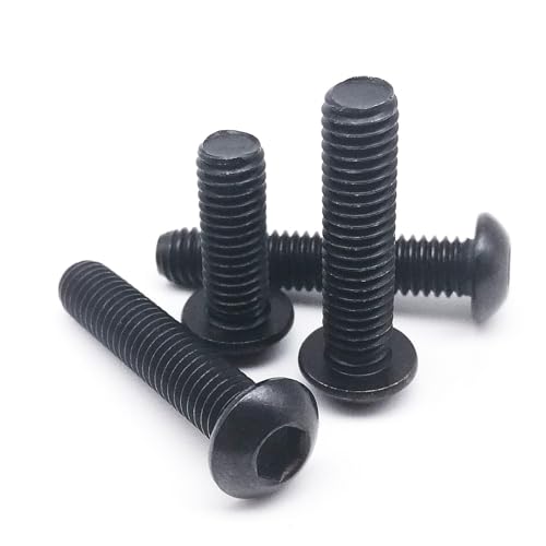 yaoqijie 10/50 M1.6 M2 .5 M3 M4 ubN O[h10.9 X`[ ISO7380 ZpZp\Pbgwbh{^}bV[A{glW lasting(12mm,M1.6 (50pcs))