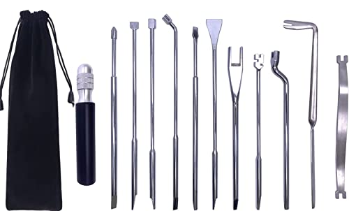 Piano Repair Tool Kit with Regulating Tools (12Pcs)