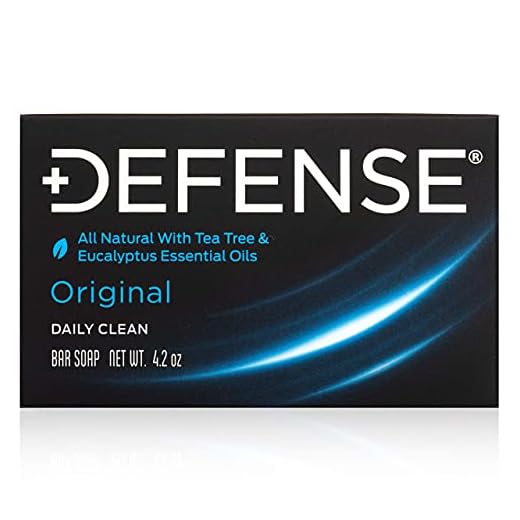 Defense Soap 4 Ounce Bar - Contains Natural Tea Tree and Eucalyptus Oil