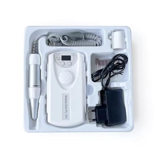 Bella Faccia 30000 RPM LCD Nail Drill Machine Electric Nail File Rechargeable Engraving Tools Quiet Cordless Manicure Pedicure Professional ElectrIc Nail Drill Machine Salon... - Image 5