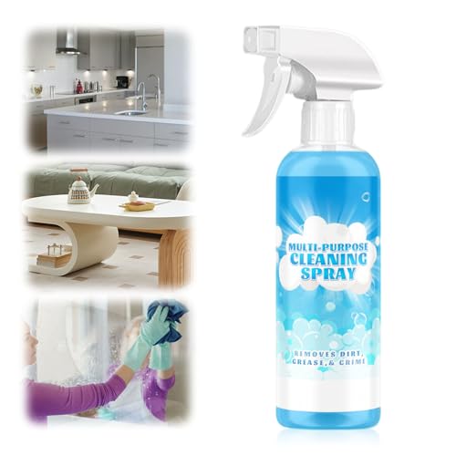 Kitchen Cleaner Spray, Cleaning Products Pro Foam Kitchen and Oven Surface Cleaner, 2025 New Powerful Fridge Sink Microwave Toilet Limescale Remover Spray, Multi-Purpose Cleaner for Home (1, 1Pack)