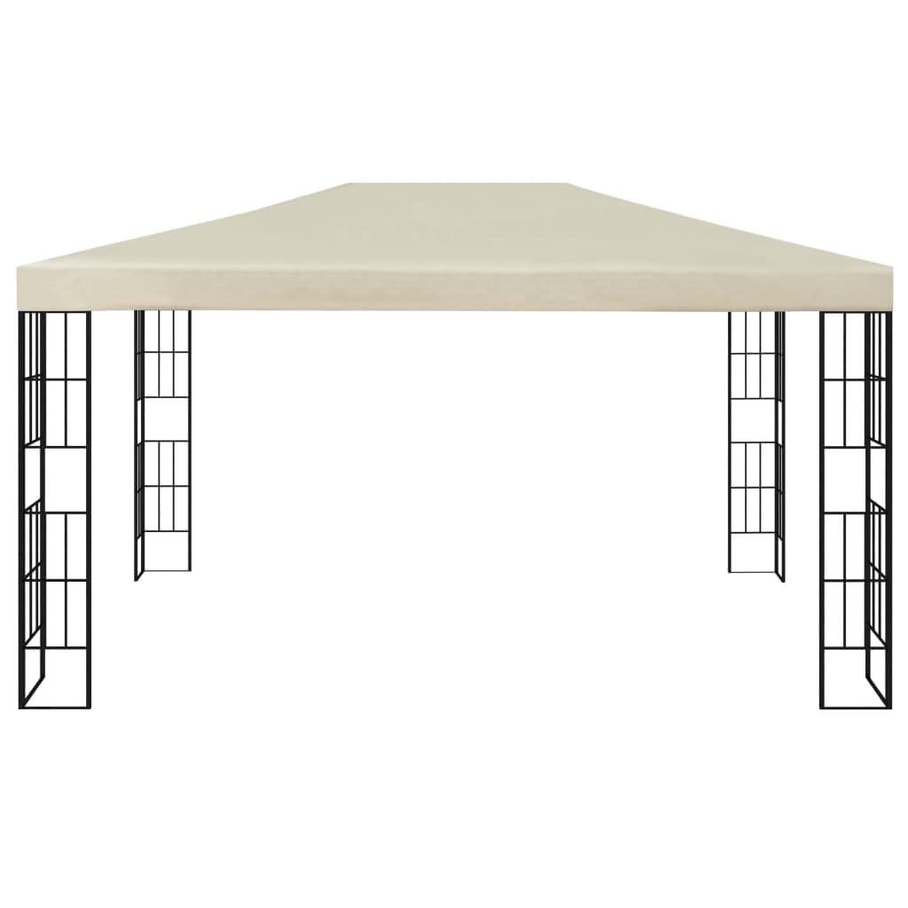Altana ze sznurkami LED, 3 x 4 m, kremowa