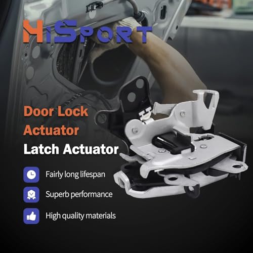 Image of HiSport Front Left Driver Side Door Lock Latch Actuator CL3A1521813CB Compatible with Ford Lincoln F-250 F-350 F-450 Expedition Super Duty Navigator 2010-2017