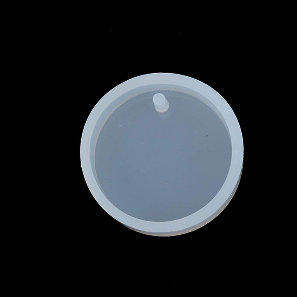 YANTING 1/5 Pieces/set Pendant Silicone Mold Resin Silicone Mould Handmade Tool Epoxy Resin Molds (Color : White)
