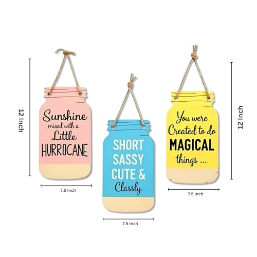Image of GiftOday Artworks Kitchen decoration items | Home Decor Items For Living Room, Dining Room | Kitchen Decorative Items | Home Decor | Room Decor & Wall Decor Items For Bedroom | Set of 3