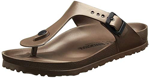 BIRKENSTOCK Unisex-Erwachsene Gizeh Zehentrenner, Braun (Copper), 39