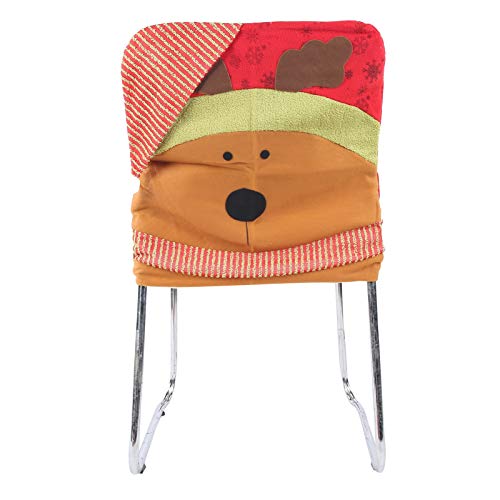 Kerst Decor hoge kwaliteit doek duurzaam milieuvriendelijk Xmas Stoel Cap Stoel Slip Case matig voor eettafel set home… - Afbeelding 5