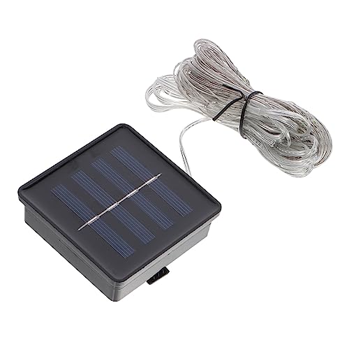 DOITOOL Solar Lichterkette Für Sonnenschirme Außen Led Wetterfeste Lichterkette Weiß Garten Terrasse Beleuchtung Für Camping Und Freizeit