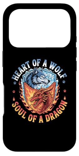 Howling Wolf Animal Nature Dragon Ying Yang �X�}�z�P�[�X iPhone 17 Pro �p
