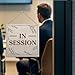 In Session Door Sign, In Session Door Sign for Therapists Home Office Clinic Studio Meeting Treatment Massage Room Decor, Meeting in Session Sign, In Session