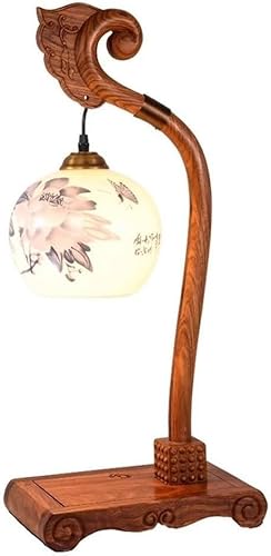 DFAEEKIYO Table Lamp Ceramic Retro Zen Home Living Room Chinese Bedside Bedroom Desk Lamps