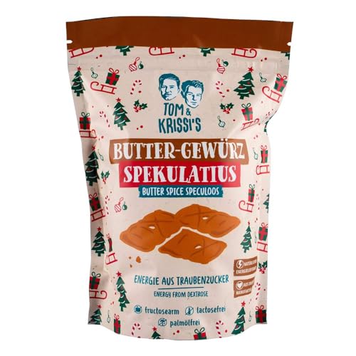 Tom & Krissi's Especulatius - Especulato de mantequilla y especias (150 g, sin lactosa y baja en fructosa)