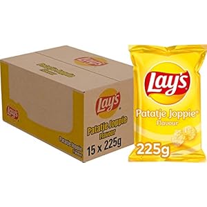 Lay’s Chips Patatje Joppie, Doos 15 stuks x 225 g