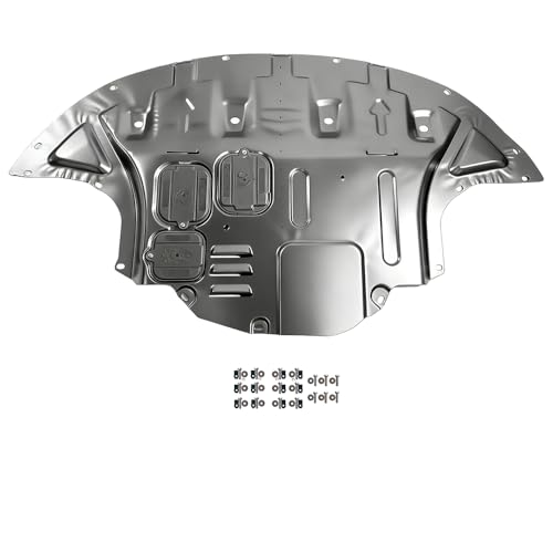Steel Engine Splash Shield Fit for Hyundai Elantra 2017 2018 2019 2020 Front Skid Plate Heavy-Duty Lower Engine Cover Guard Fit for Elantra Engine Shield w/Screw Hardware