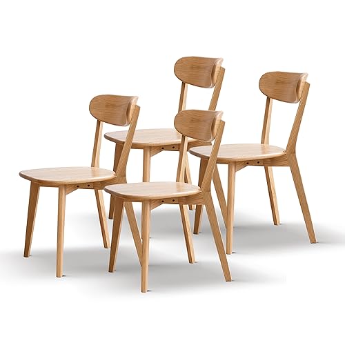 HOMBIX Solid Oak Dining Chairs
