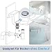 BONADE Sifón y Válvula de Desagüe Universal sin Rebosadero para Lavabo Válvula...