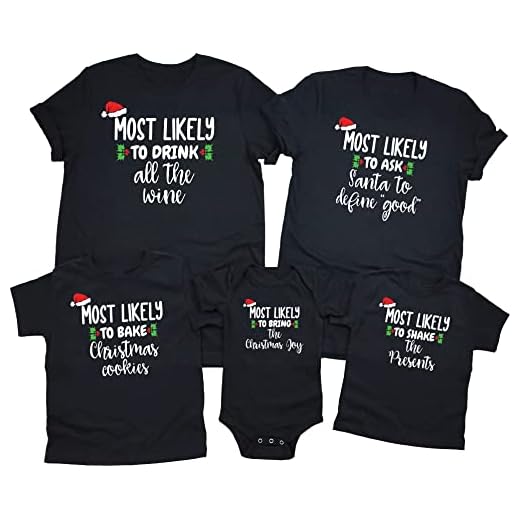 Family Matching Christmas Shirts | Funny Christmas T-Shirts | Most Likely To Shirts | Christmas Gifts | Christmas Tees | Matching Christmas