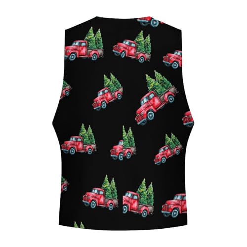 Merry Christmas Novelty Men's Suit Vest Funny Formal Dress Vests Business Waistcoat4