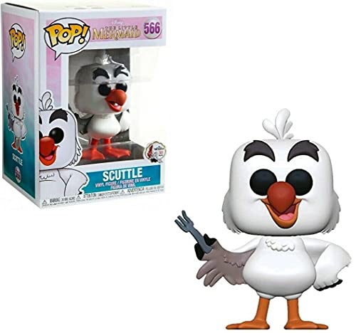 Funko Pop! Disney: Little Mermaid - Scuttle with Fork - Figura de Vinilo Coleccionable - Idea de Regalo- Mercancia Oficial - Juguetes para Niños y Adultos - Movies Fans - Muñeco para Coleccionistas