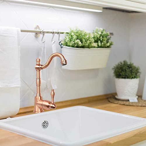 Copper One-Handle Widespread Kitchen Bar Faucet - Akicon #TOP6