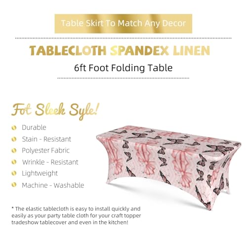 Housse extensible rectangulaire pour table de mariage et anniversaire 1,8m - 6