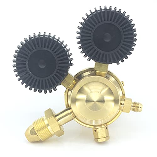 Rx Weld Nitrogen Regulator With 0-600 Psi Delivery Pressure Equipment Brass Inlet Outlet Connection Gauges,Great For Hvac Purging, Brazing And Soldering #TOP5