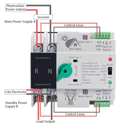 Commutation milliseconde sans interruption pour interrupteur 100A - 6