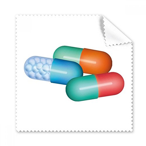Nettoyeur écran motif capsule pilule et chiffon de soins de santé