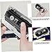 ABOOFAN 10pcs Clear Audio Cassette Tape Cases Transparent Tape Organizer for Efficient Storage and Easy Access for Home and Office Use Moisture Protection for Long Term Preservation