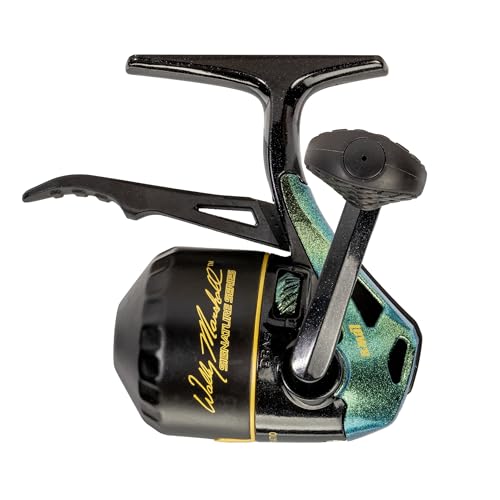 Lew's Wally Marshall Signature Series Underspin Fishing Reel, 2+1 Bearings, 4.3:1 Gear Ratio, All Metal Gears, Reversible Handle (Clam Packaging)