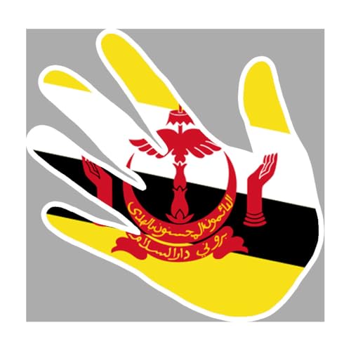 Brunei - 5x5cm - Sticker/autocollant